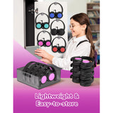 iClever Kids Wired Headphones for K-12 School Bulk 5 Pack HS28