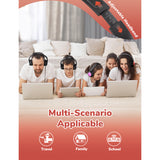 iClever Kids Wired Headphones for K-12 School Bulk 5 Pack HS28