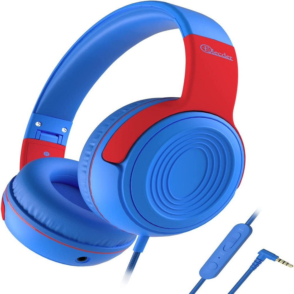 Elecder S8 Wired Headphones for Kids with Microphone 85dB/94dB 