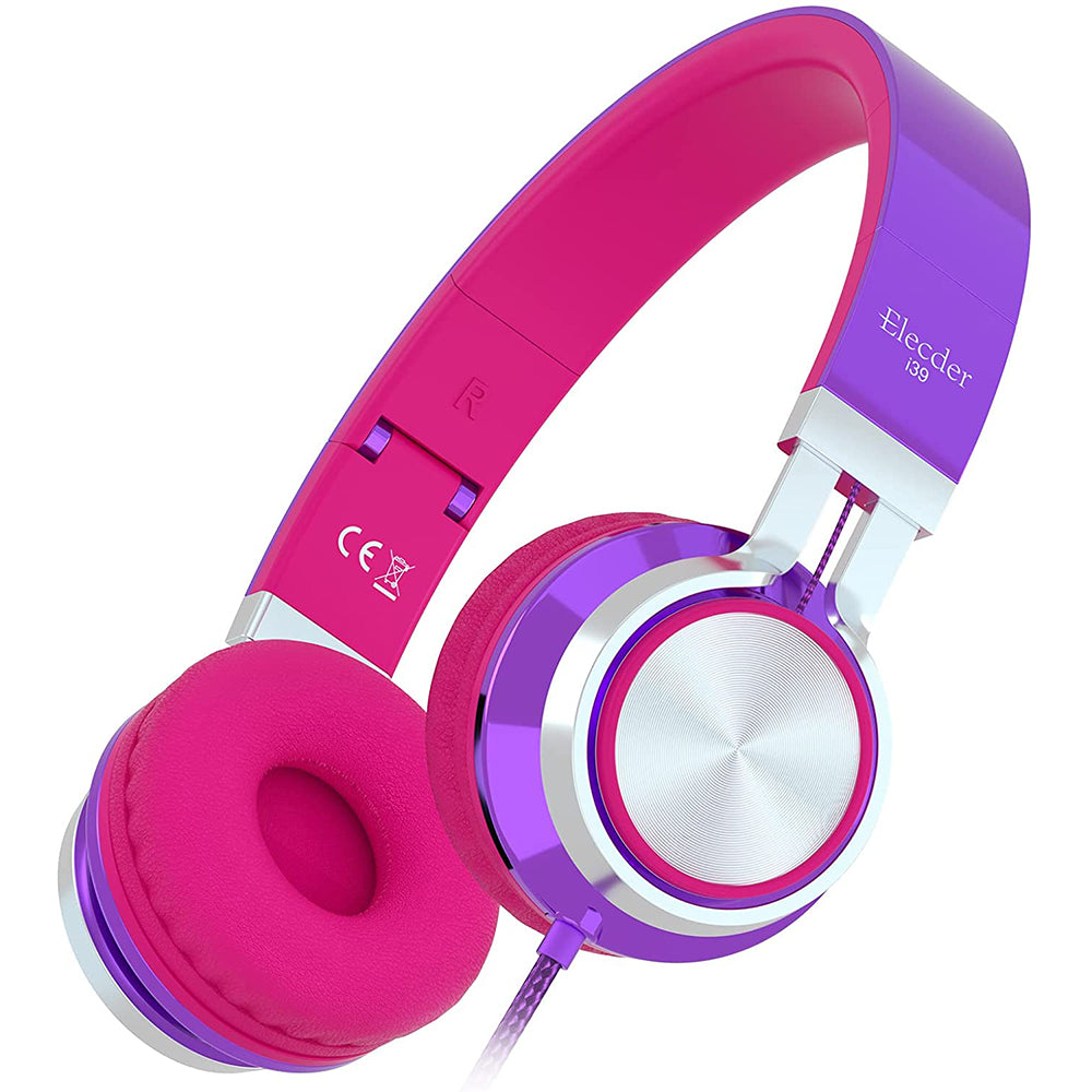 Elecder i39 Headphones for kids with Microphone 5 colors